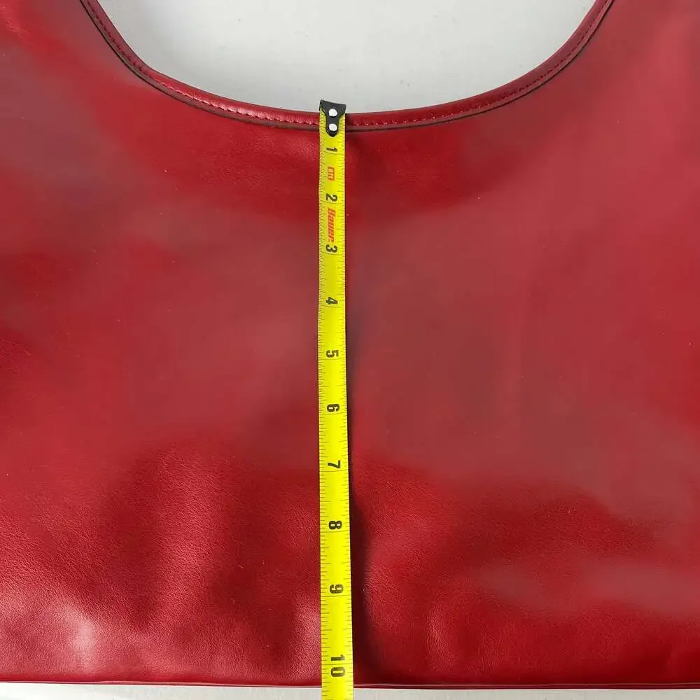 K Carroll‎ Accessories Red Vegan Leather Hobo Shoulder Bag RFID NWT